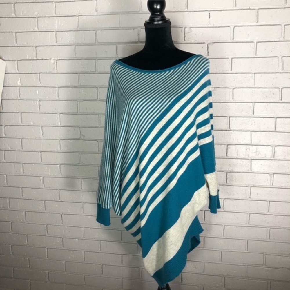 Peserico Tricot Asymmetrical Striped Knot Top